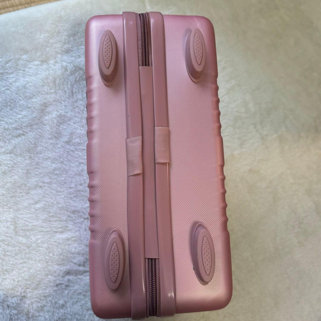 XindzyＬスーツケース キャリーケース大型 耐衝撃 ローズゴールドー