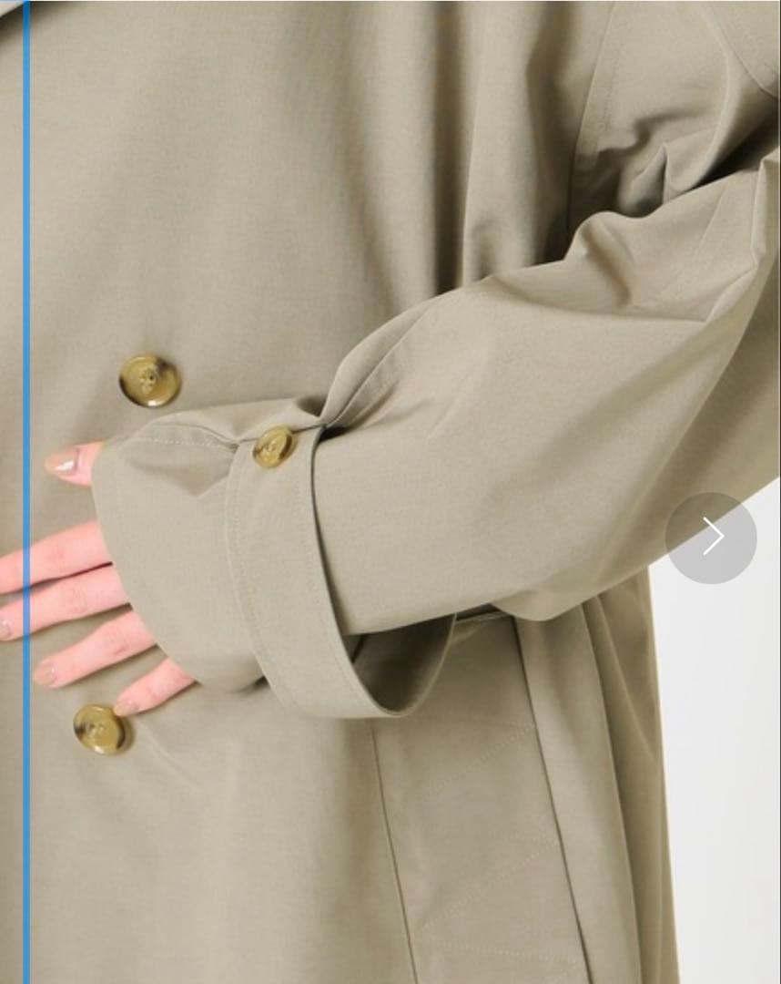 IENA 別注VACHEMENTスプリングトレンチコート オリーブ