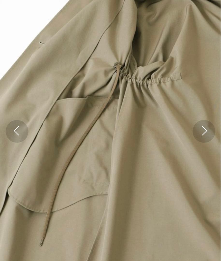 IENA 別注VACHEMENTスプリングトレンチコート オリーブ