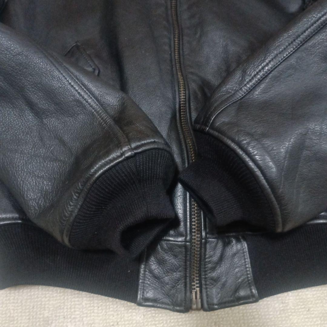 ALPHA INDUSTRIES MA-1 レザージャケット　SIZE L