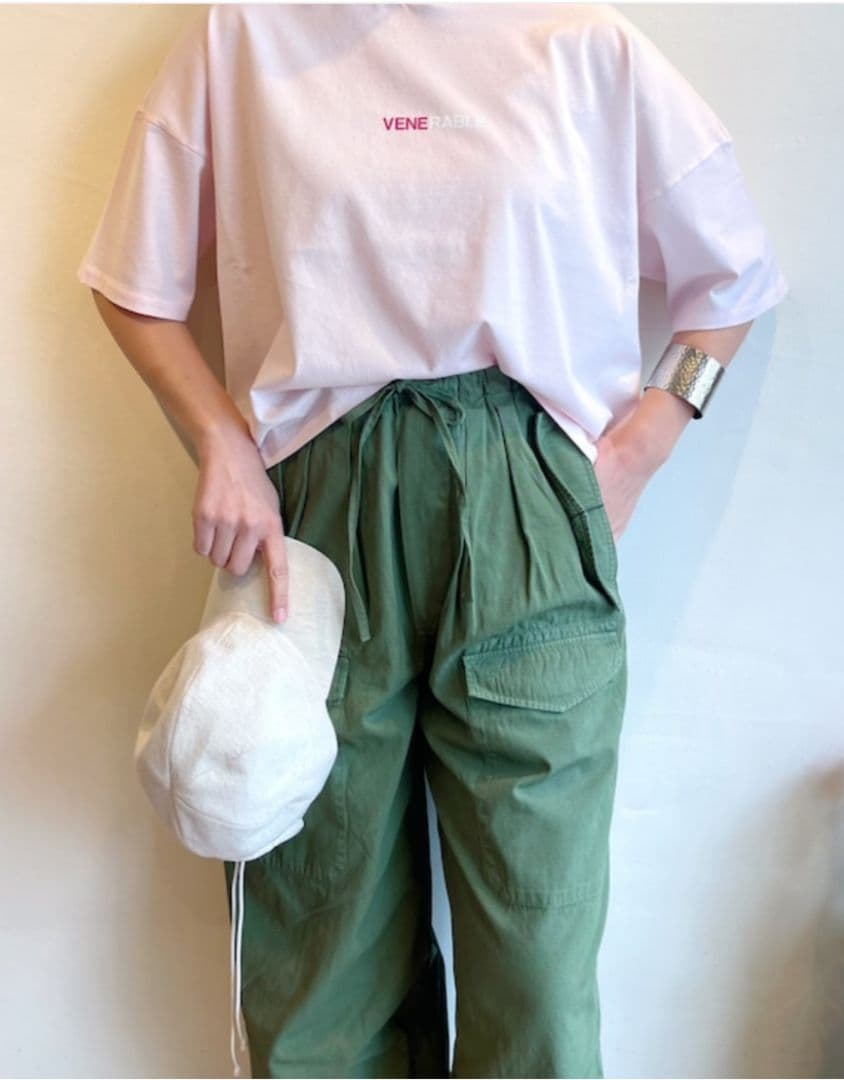 2024SS TICCA カーキカーゴパンツ