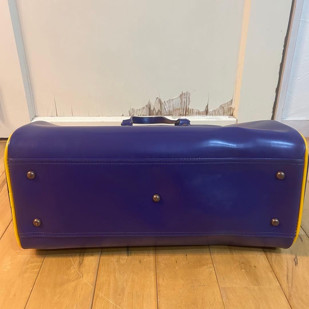 ☆ von dutch ☆ボンダッチ ボストンバッグ　パープル イエロー　Y2K