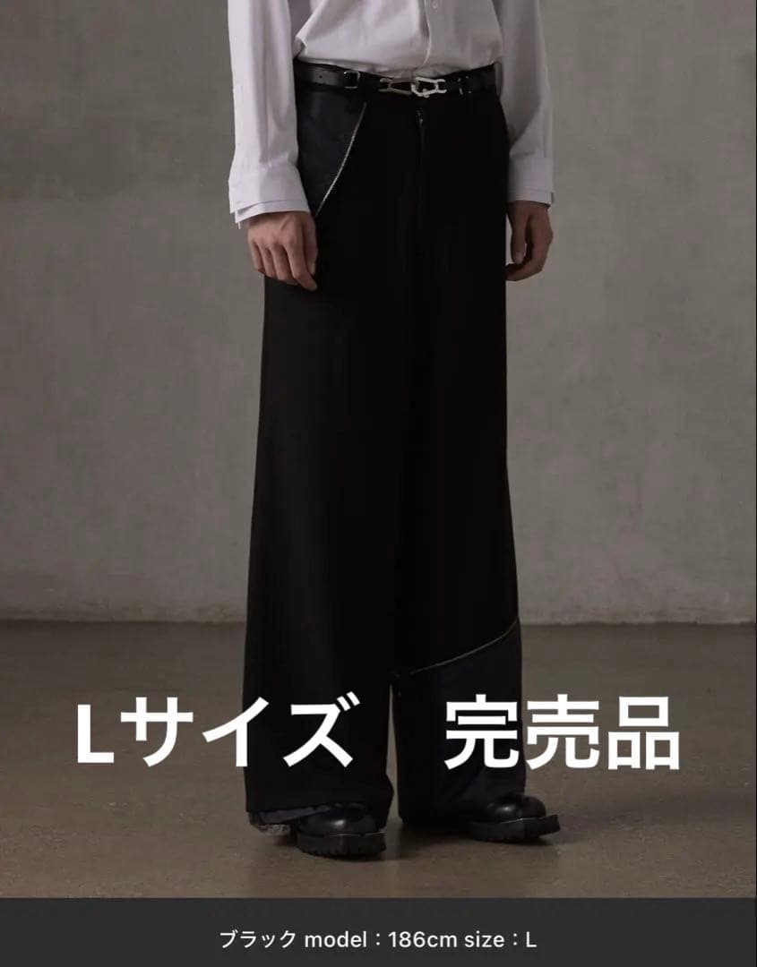 【GRANCY】リバース レイヤードデザイン スラックス（SETUP可）