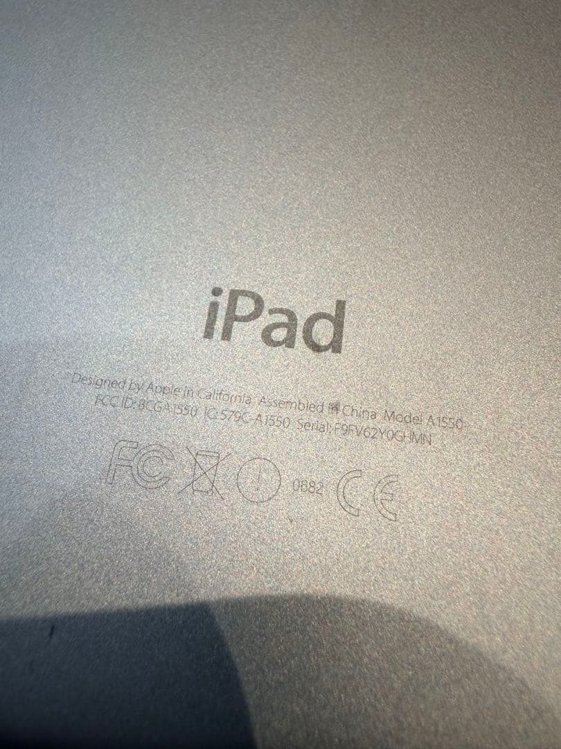 Apple iPad mini4 128GB A1550 スペースグレイ