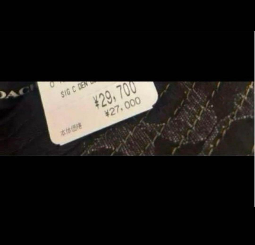 COACH コーチ　シグネチャーバケットハット　正規品‼️新品‼️ ブラックデニム