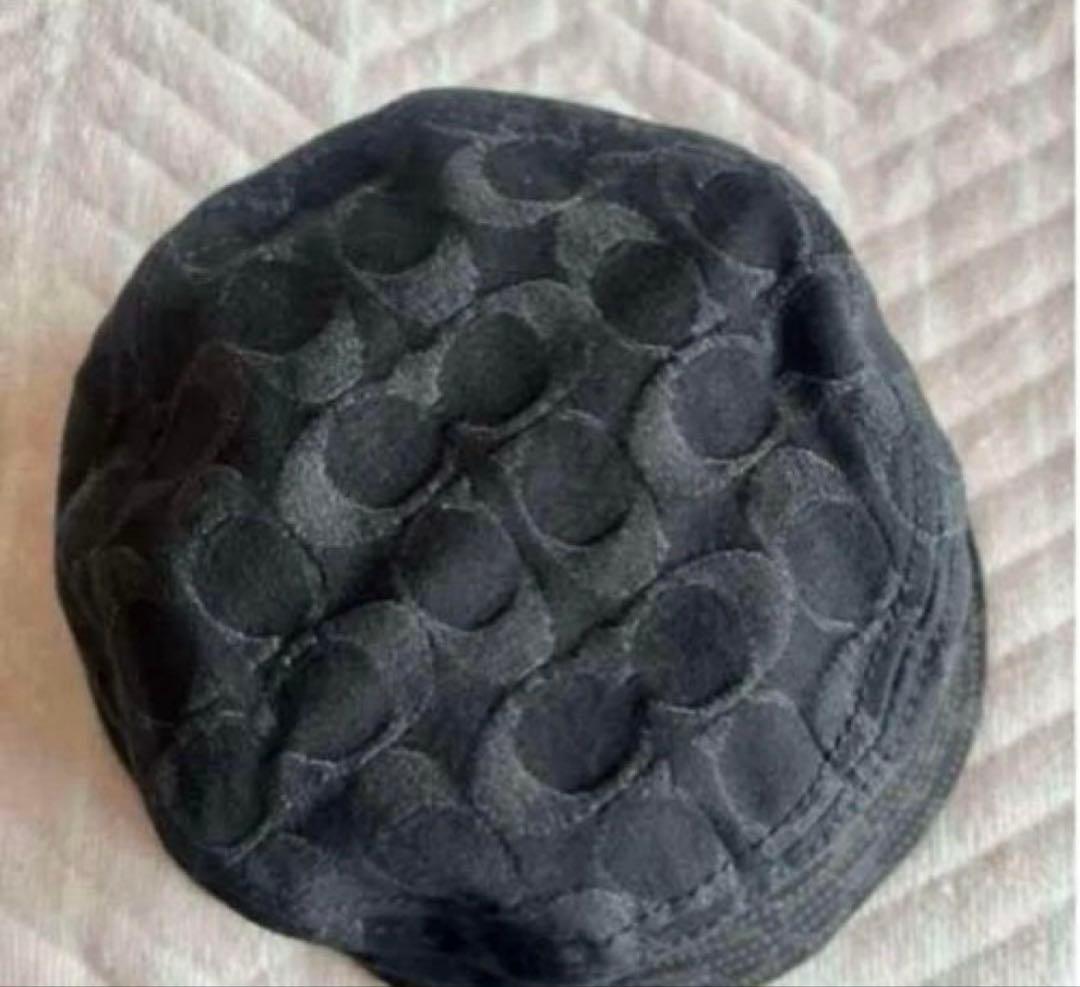 COACH コーチ　シグネチャーバケットハット　正規品‼️新品‼️ ブラックデニム