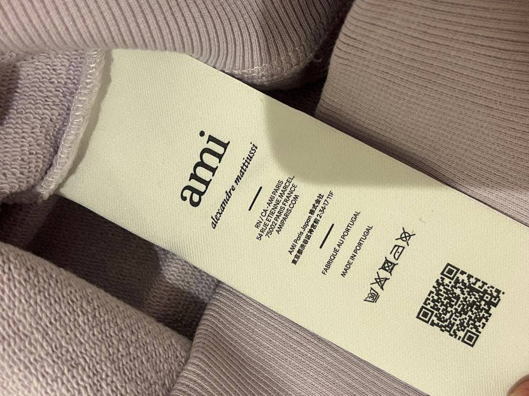 M*n様 AMI Paris Ami de Coeur スウェットシャツ 紫