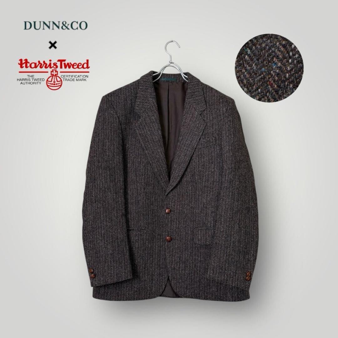 [超美品 上質]DUNN&CO Harris Tweed テーラードジャケット