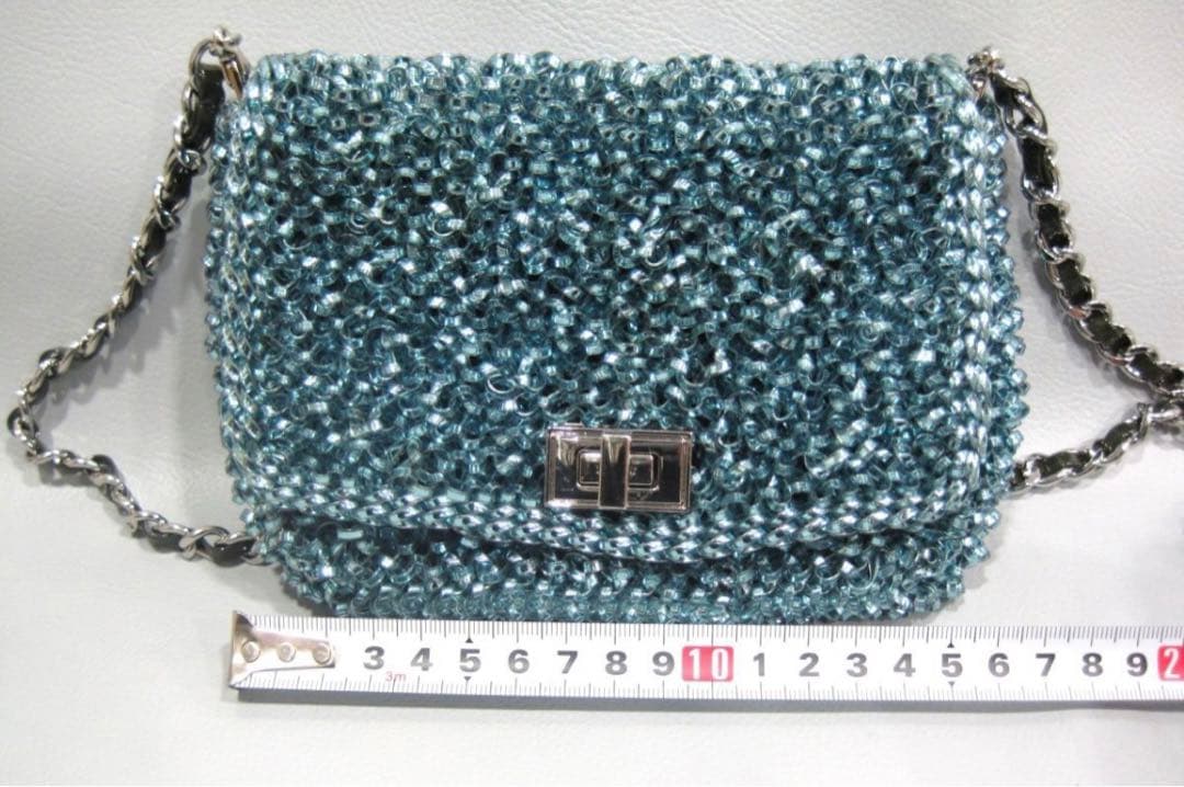 ANTEPRIMA アンテプリマ　ルッケット　ルケット　ブルー　ワイヤーバッグ