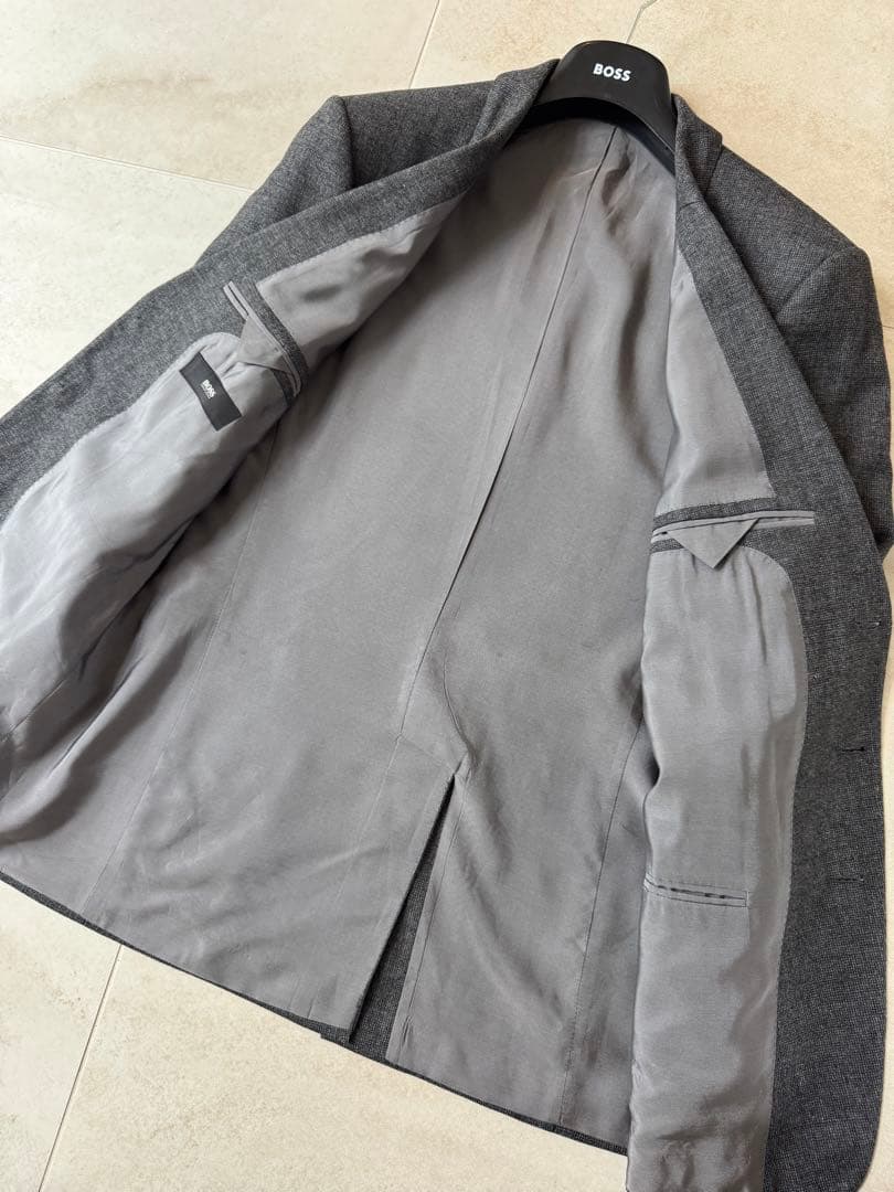 HUGO BOSS グレースーツ 上下セット 50サイズ（日本XL相当)