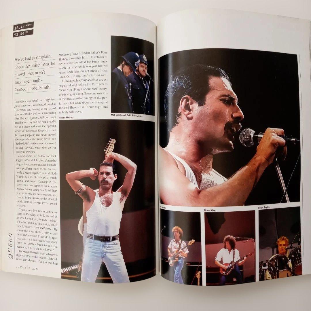 ライブエイド コンサート　写真集