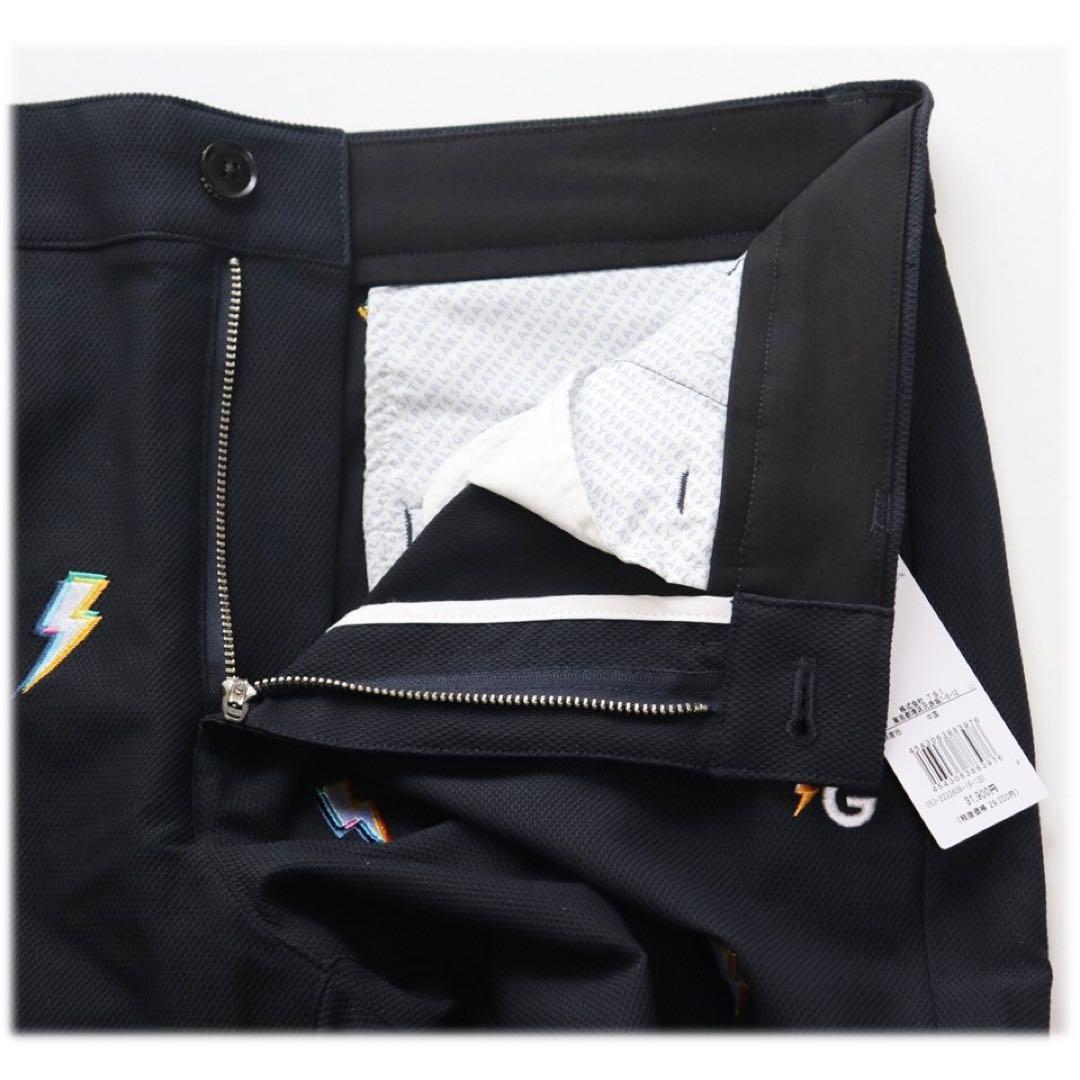 《パーリーゲイツ》新品 エレキ刺繍 ストレッチ ショートパンツ 4(W82)