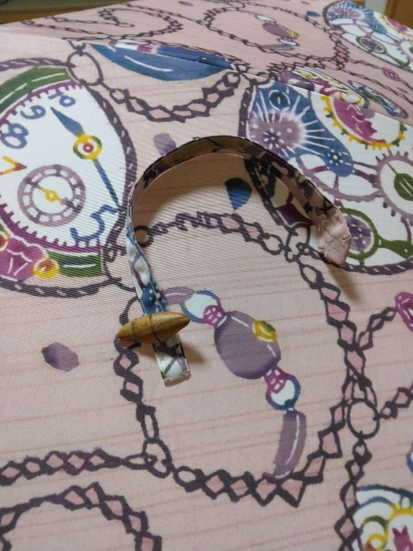 【極美品：使用回数1回】紅型作家　戸谷真子さんデザイン　プリント日傘　晴雨兼用