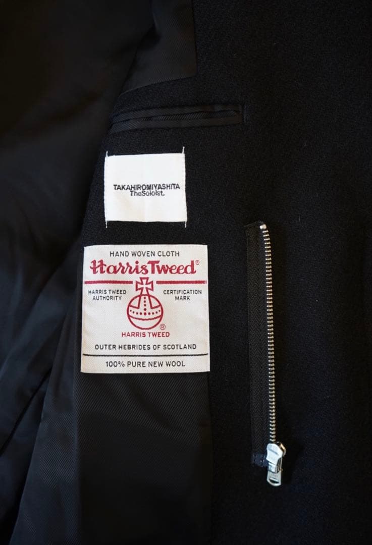 【最終値下】The Soloist 20AW ハリスツイード ロングコート 46