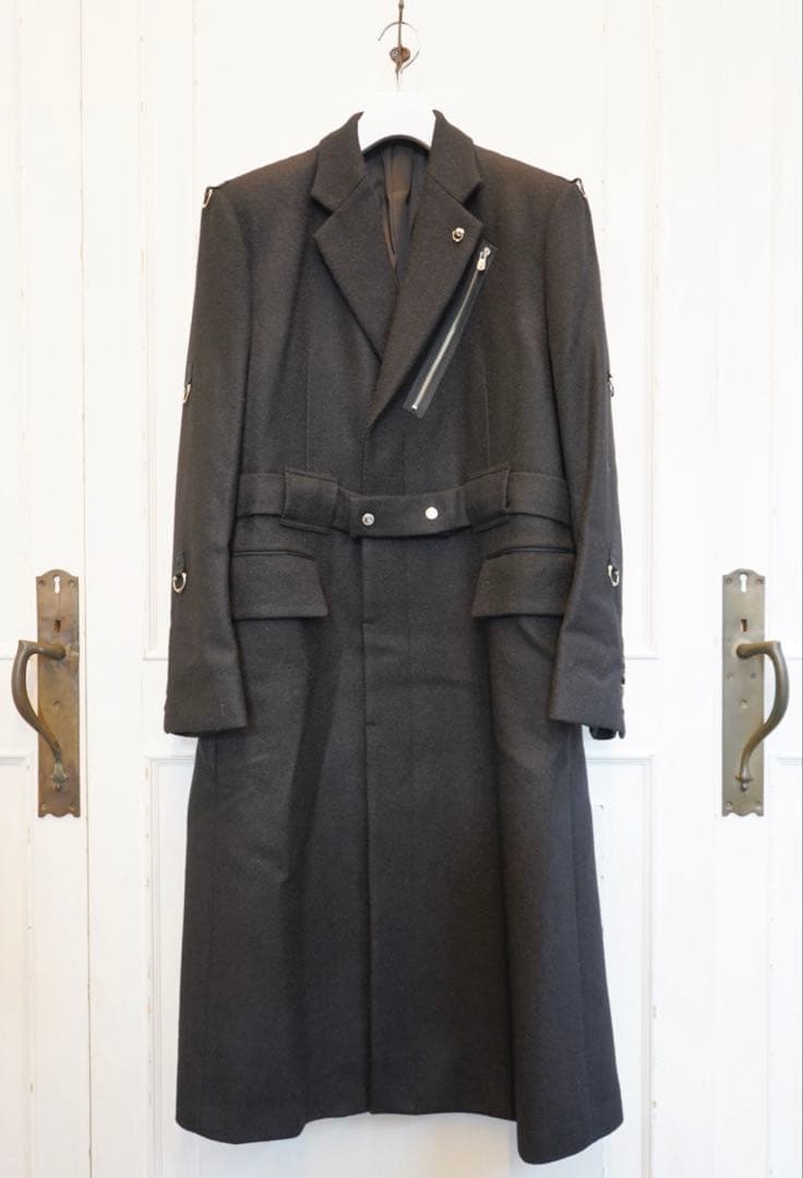 【最終値下】The Soloist 20AW ハリスツイード ロングコート 46