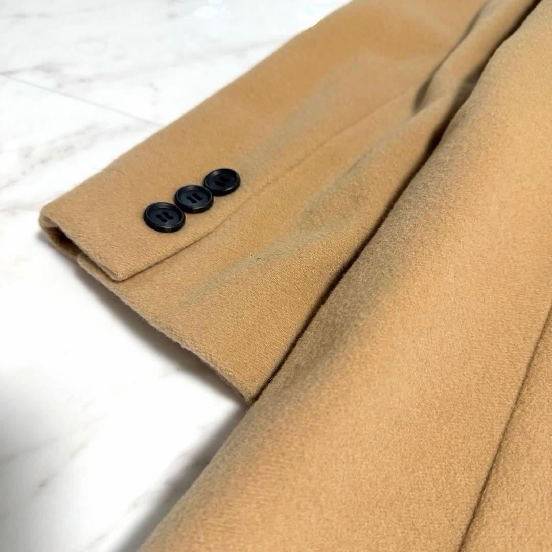 【極美品】完売品✨️ICB カシミヤ 大きいサイズ 44 チェスター コート