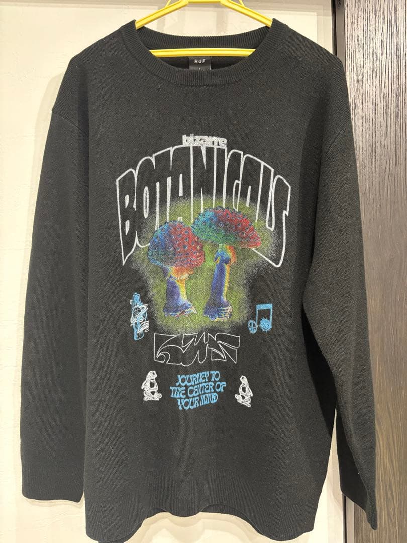 スケートボード MIND JOURNEY SWEATER / HUF MUSHROOM