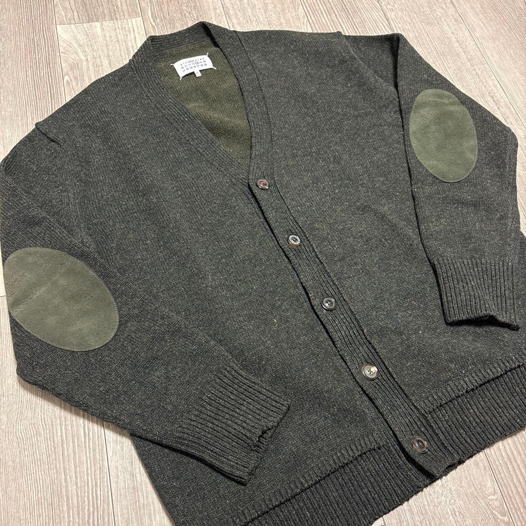 f*g様 HA1430 美品 メゾン・マルジェラ エルボーパッチ カーディガン