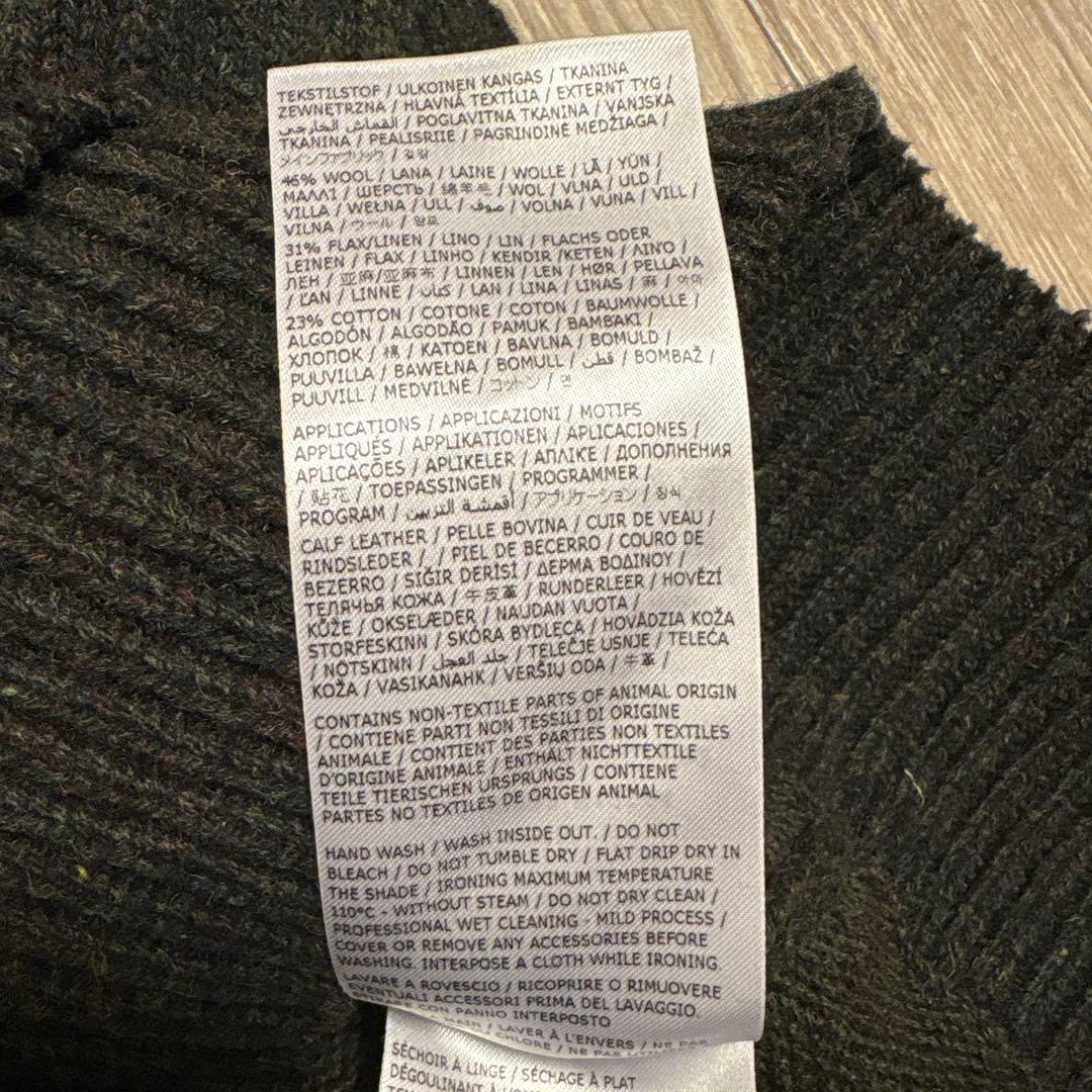 f*g様 HA1430 美品 メゾン・マルジェラ エルボーパッチ カーディガン