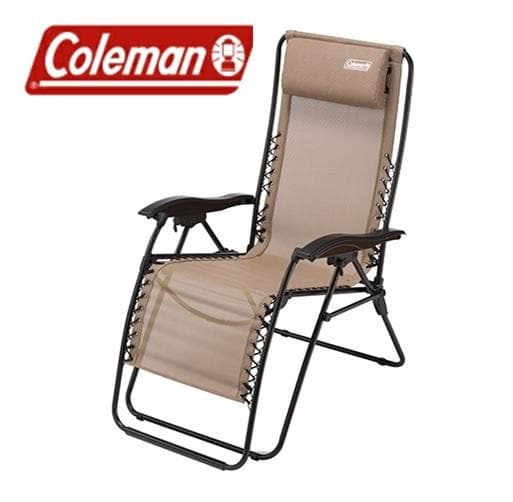 新品未使用　Coleman リクライニングチェア ベージュ