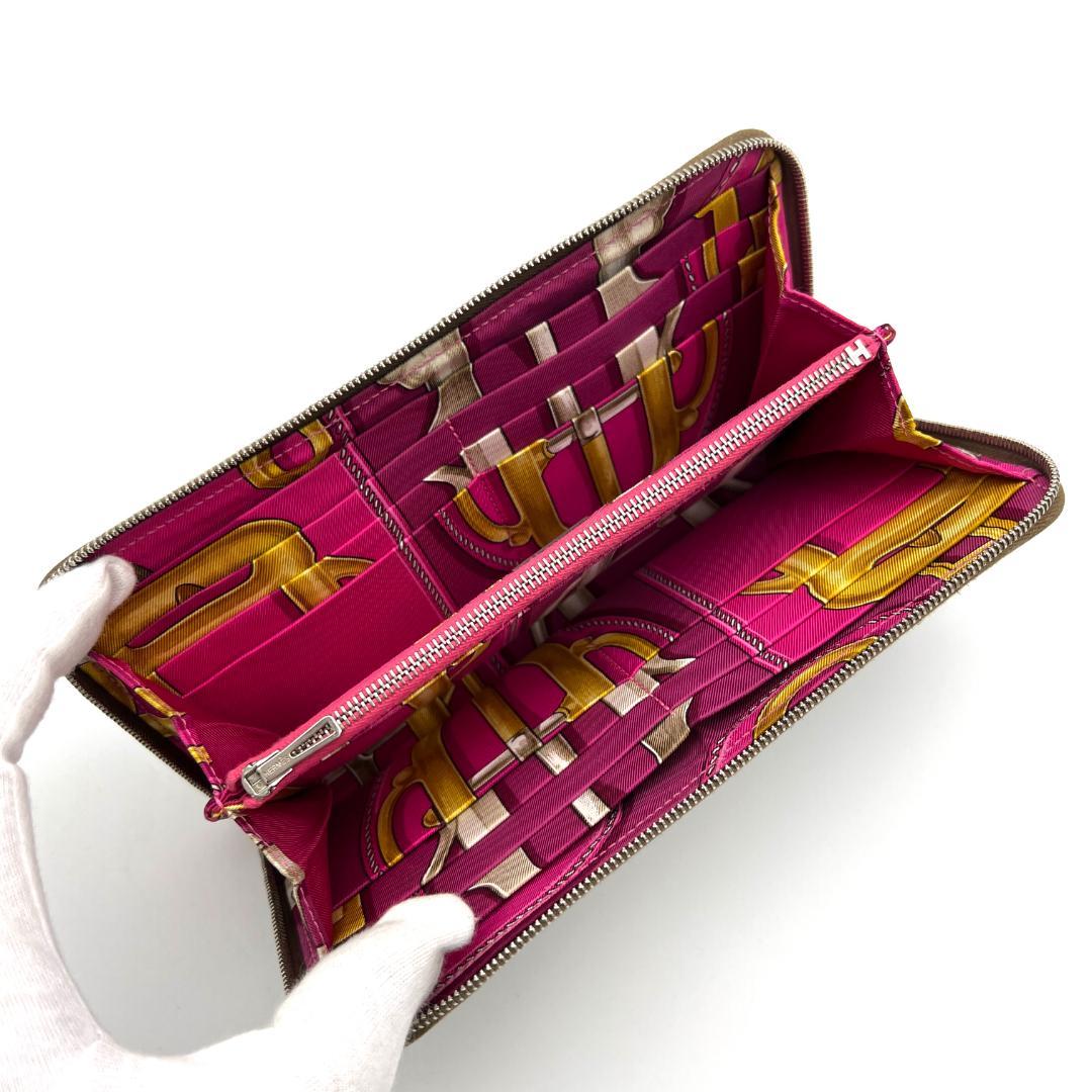 HERMES エルメス アザップ ロング シルクイン エトゥープ C146