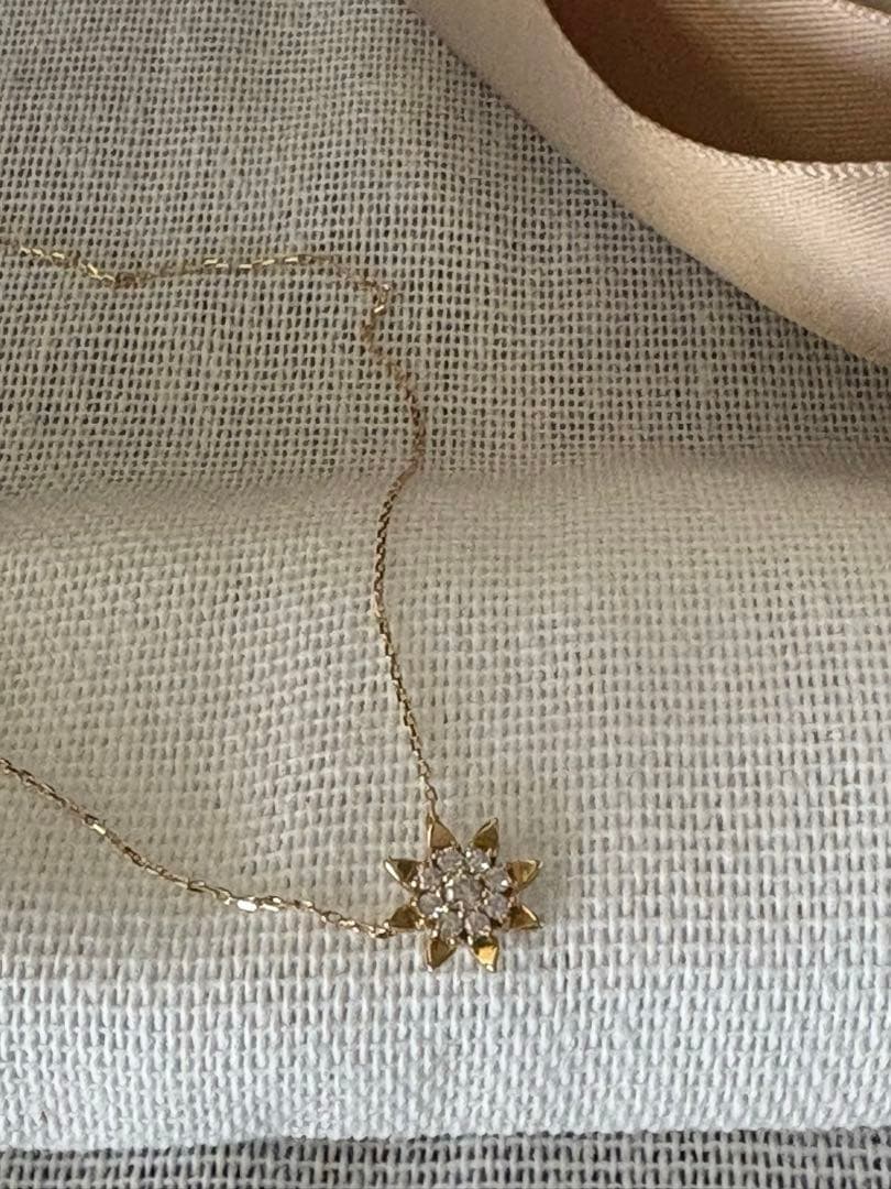 AHKAH アーカー プチソレイユ ダイヤモンド ネックレス