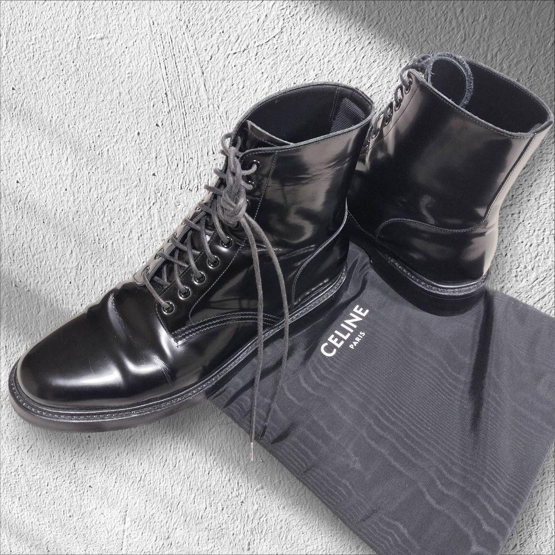 セリーヌ CELINE レースアップ ショートブーツ 41