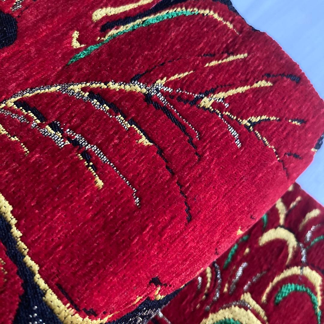 アンティーク名古屋帯　大正ロマン　大輪花模様　織り出し　上質　正絹2-25