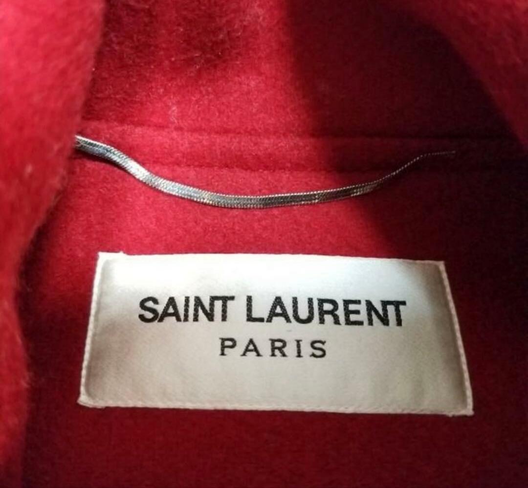 【美品】SAINT LAURENT Paris 13AW ダッフルコート レッド