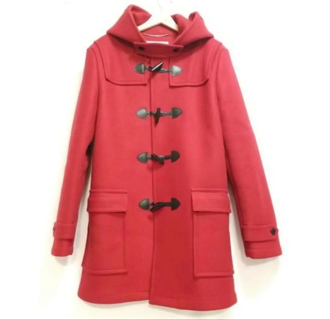 【美品】SAINT LAURENT Paris 13AW ダッフルコート レッド