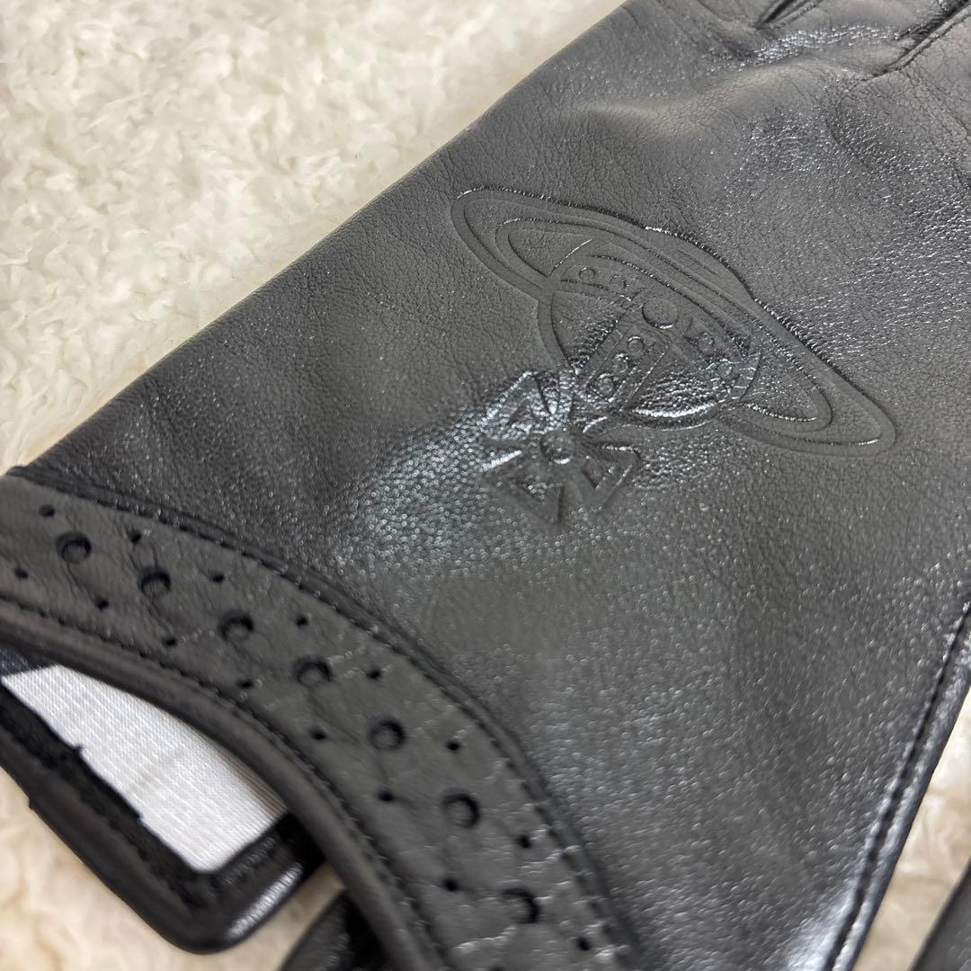 【美品】Vivienne Westwood レディース 羊革　手袋 BLACK