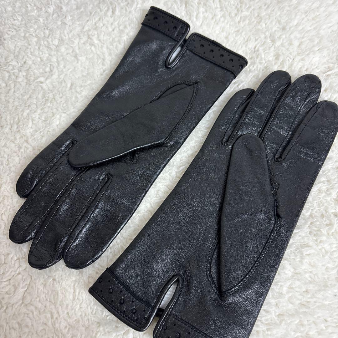 【美品】Vivienne Westwood レディース 羊革　手袋 BLACK