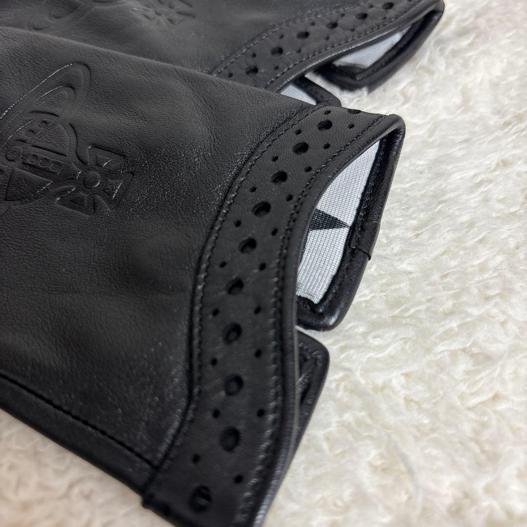 【美品】Vivienne Westwood レディース 羊革　手袋 BLACK