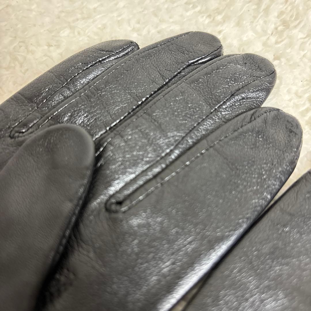 【美品】Vivienne Westwood レディース 羊革　手袋 BLACK