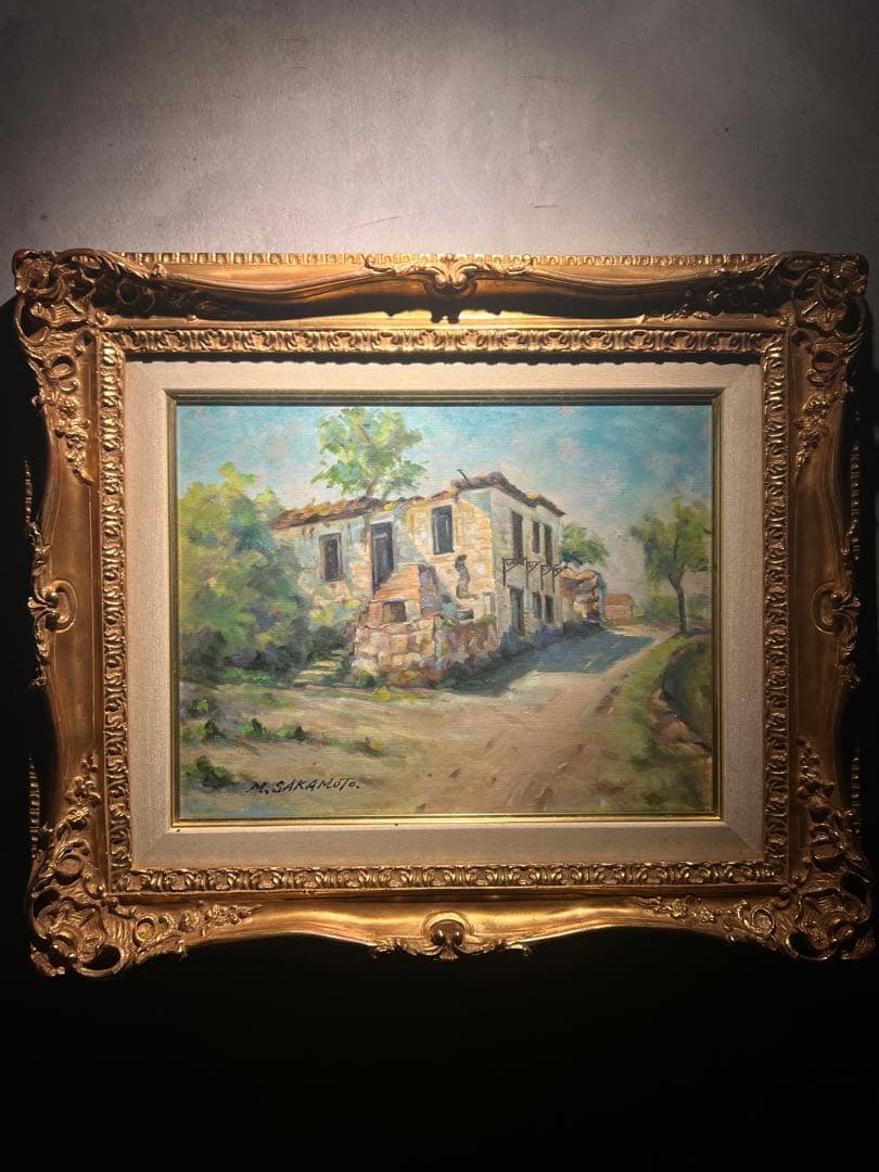 他の方発送×油彩画【風景画】直筆サインあり