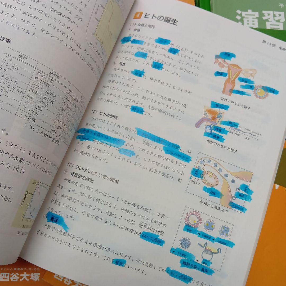 四谷大塚５年予習シリーズ国算理社/演習/漢字他　２０２３年度版　中古