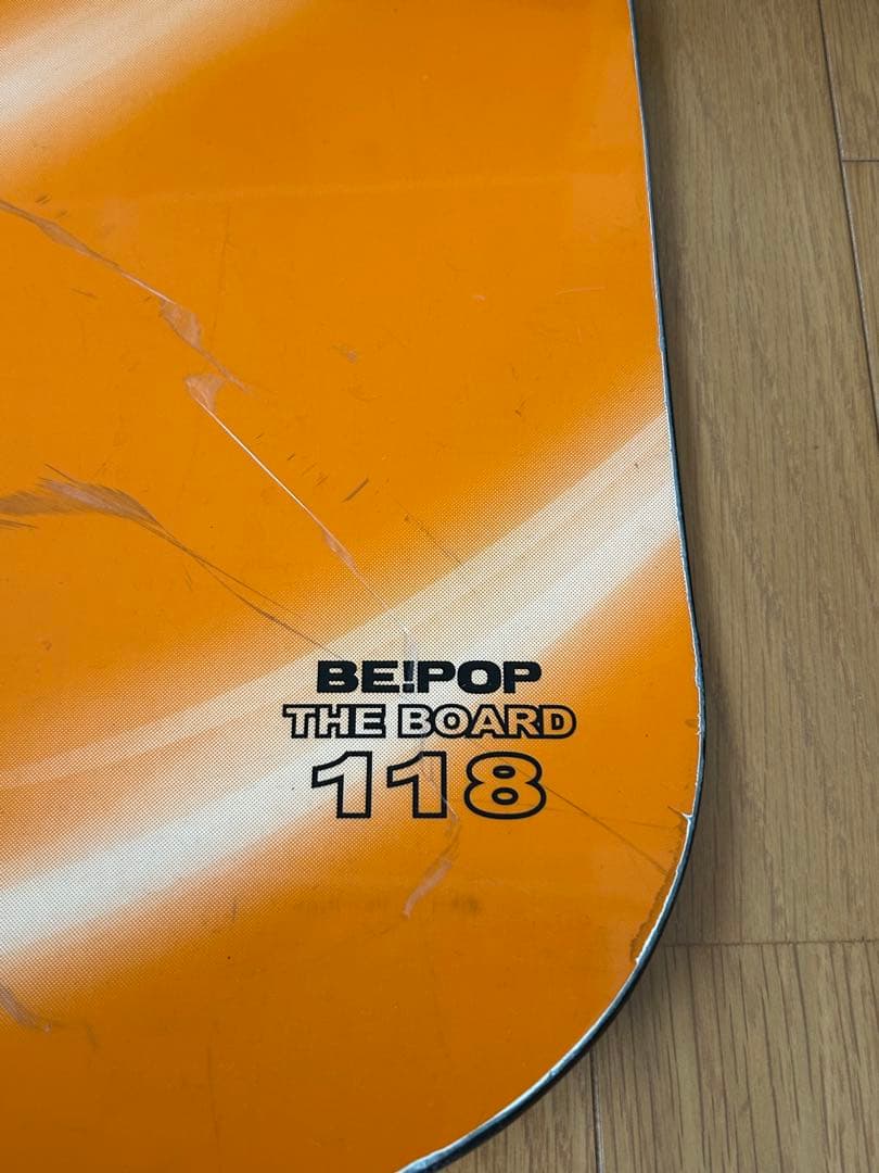 スノーボード　キッズ３点セット　板：BEPOP、バイン、靴：キスマーク