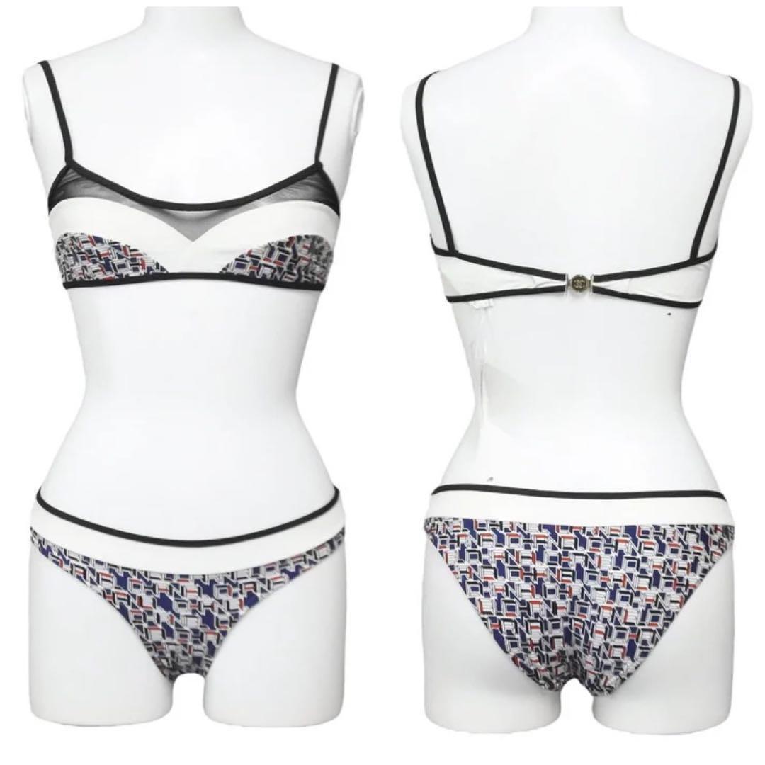 m*様 ⭐️新品未使用⭐️シャネル　水着　ビキニ　シャネルロゴ総柄　ココマーク