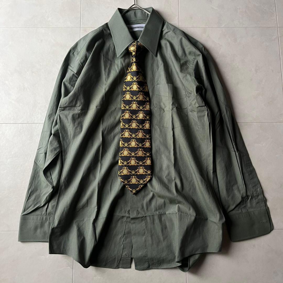 豪華5点セット✨小さめ✨vintage ダブルスーツ VERSACEシルクタイ