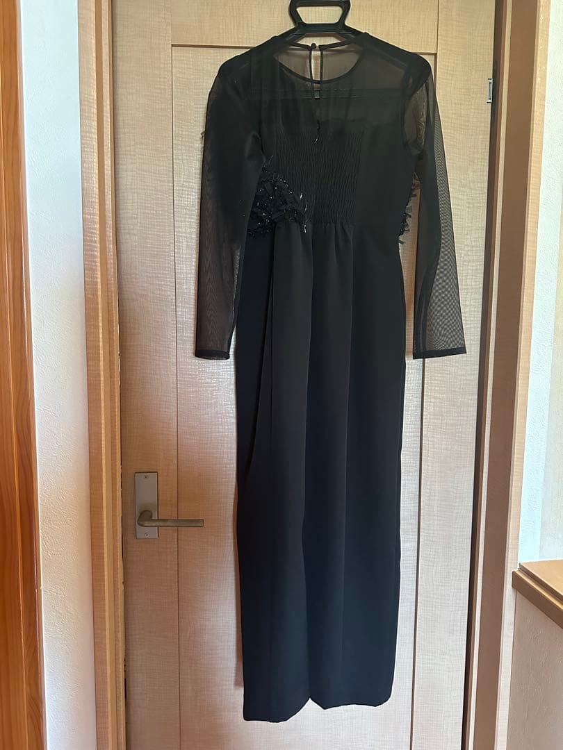 【美品】ANDRESD fringe glitter knot dress