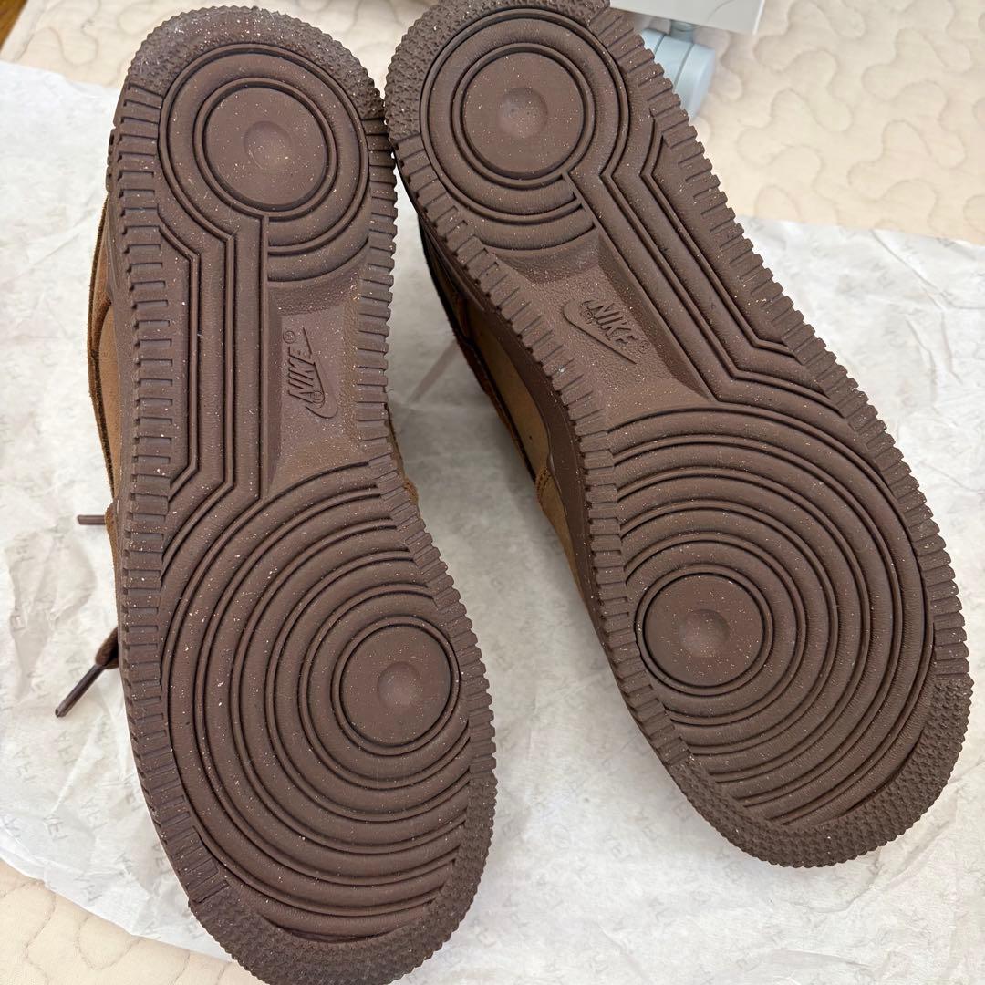 ナイキ エア フォース 1 ＇07 ブラウン　25.5cm