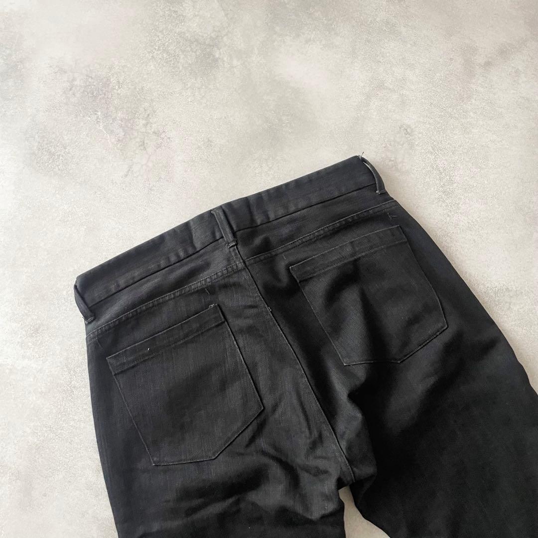 VOO レザー ドッキング パンツ ヴォー 日本製 異素材切替 ブラック