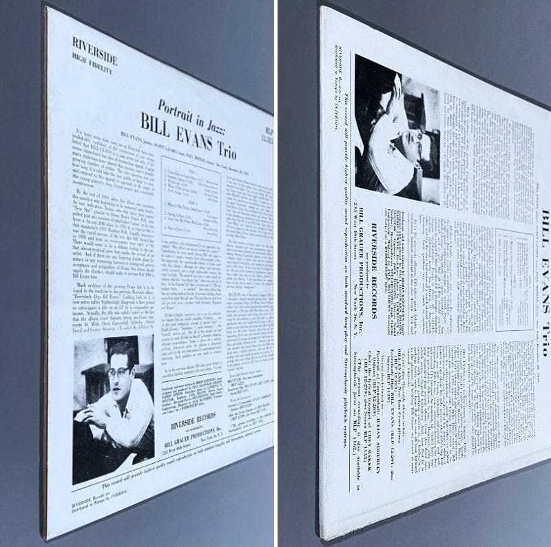 ★至高の逸品【USオリジナル／希少MONO／極上盤／青少／深溝】ビル・エヴァンス