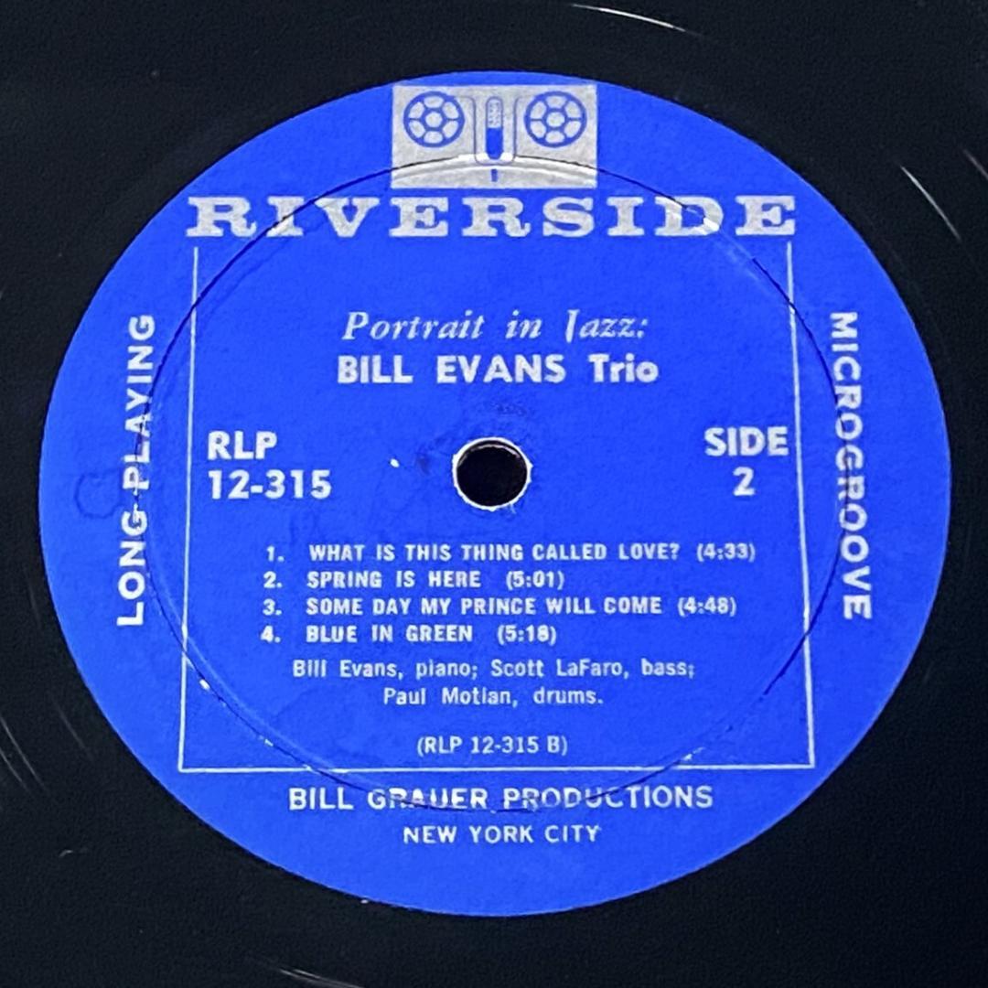 ★至高の逸品【USオリジナル／希少MONO／極上盤／青少／深溝】ビル・エヴァンス