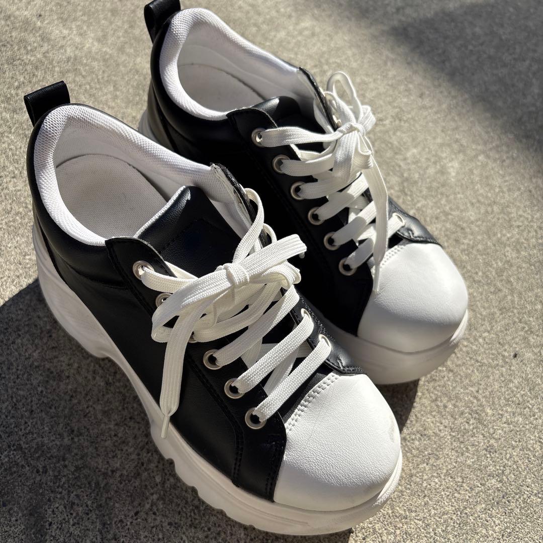 鈴木亜美さんプロデュース　プラットフォームスニーカー　Ｓ