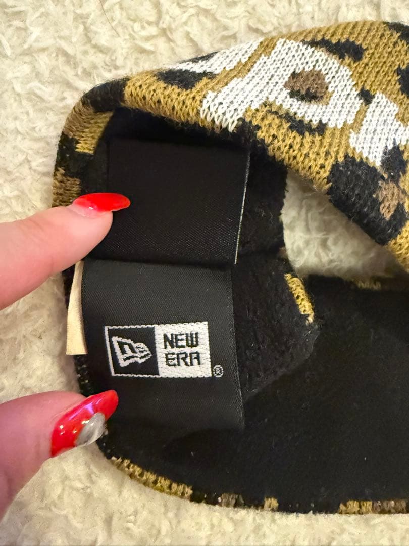 supreme×NEWERA レオパードヘッドバンド