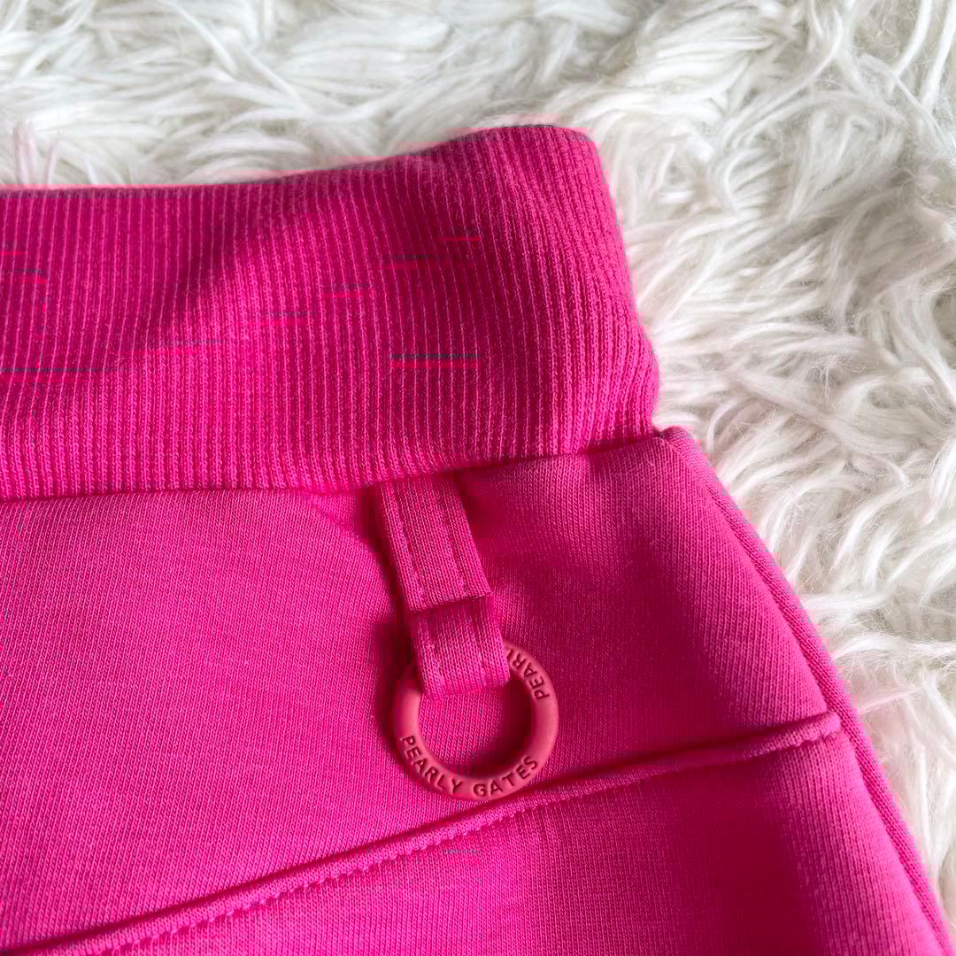 未使用　PEARLYGATES パーリーゲイツ　スウェットスカート　1 ピンク