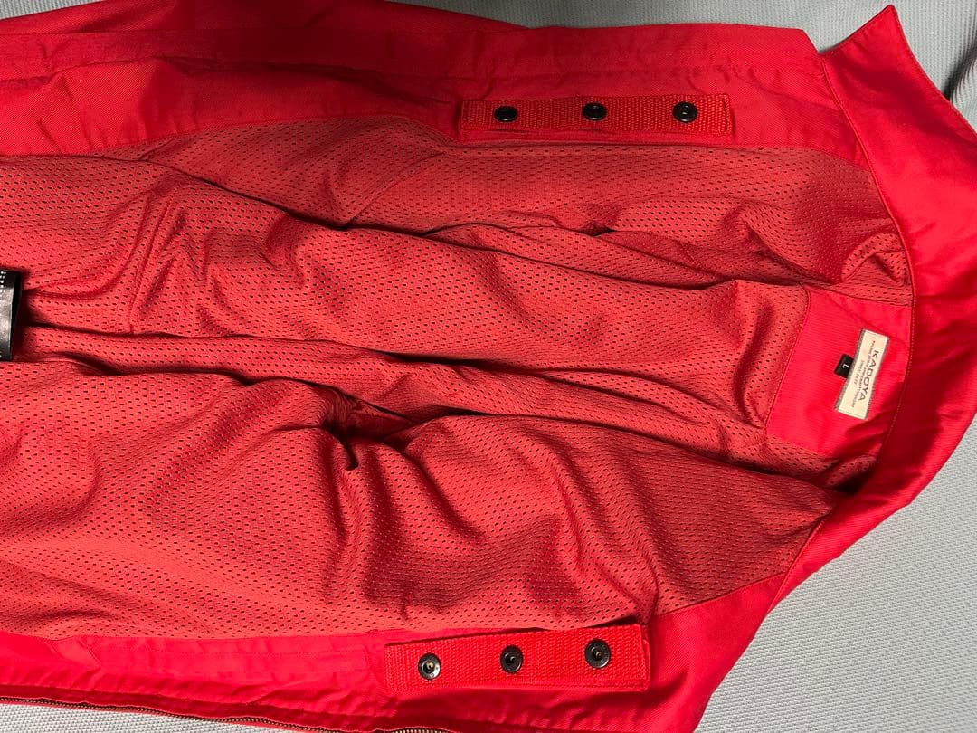 KADOYA 赤 ジャケット バックプリント　バイク用