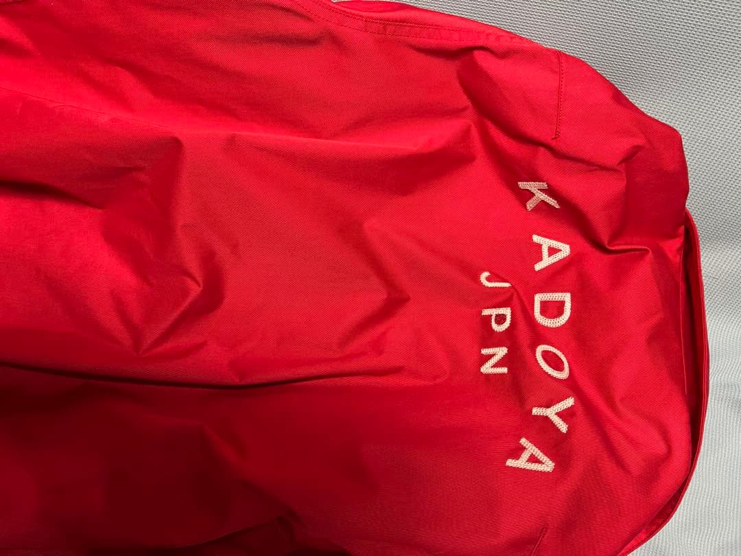 KADOYA 赤 ジャケット バックプリント　バイク用