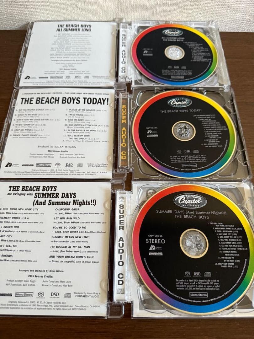 【SACD】ビーチ・ボーイズ ハイブリッドSACD8タイトルセット 未開封盤あり